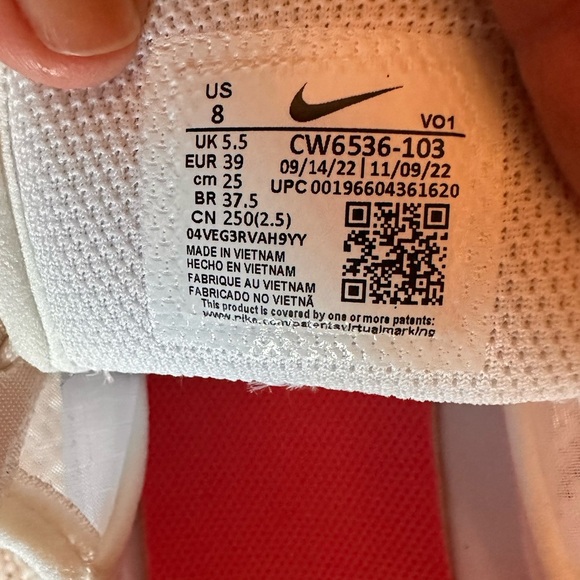 NEW Nike Women's Court Vision Alta Sneakers White Size 8 Athletic Shoes - Picture 6 of 9